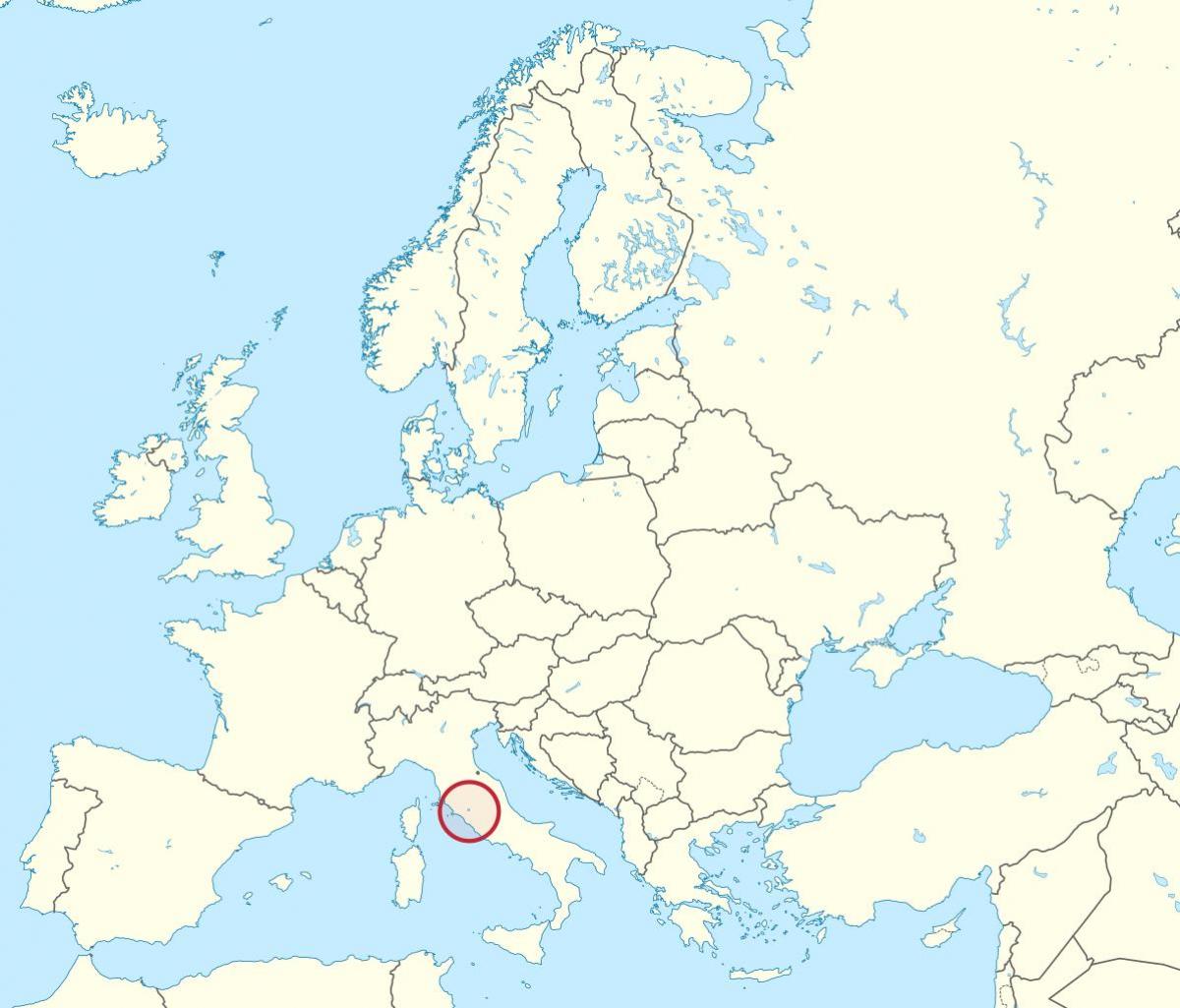 के नक्शे यूरोप वेटिकन सिटी